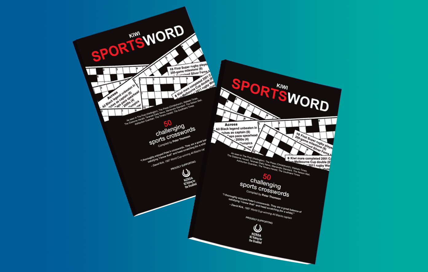 Buy a Kiwi sports Crossword Book!